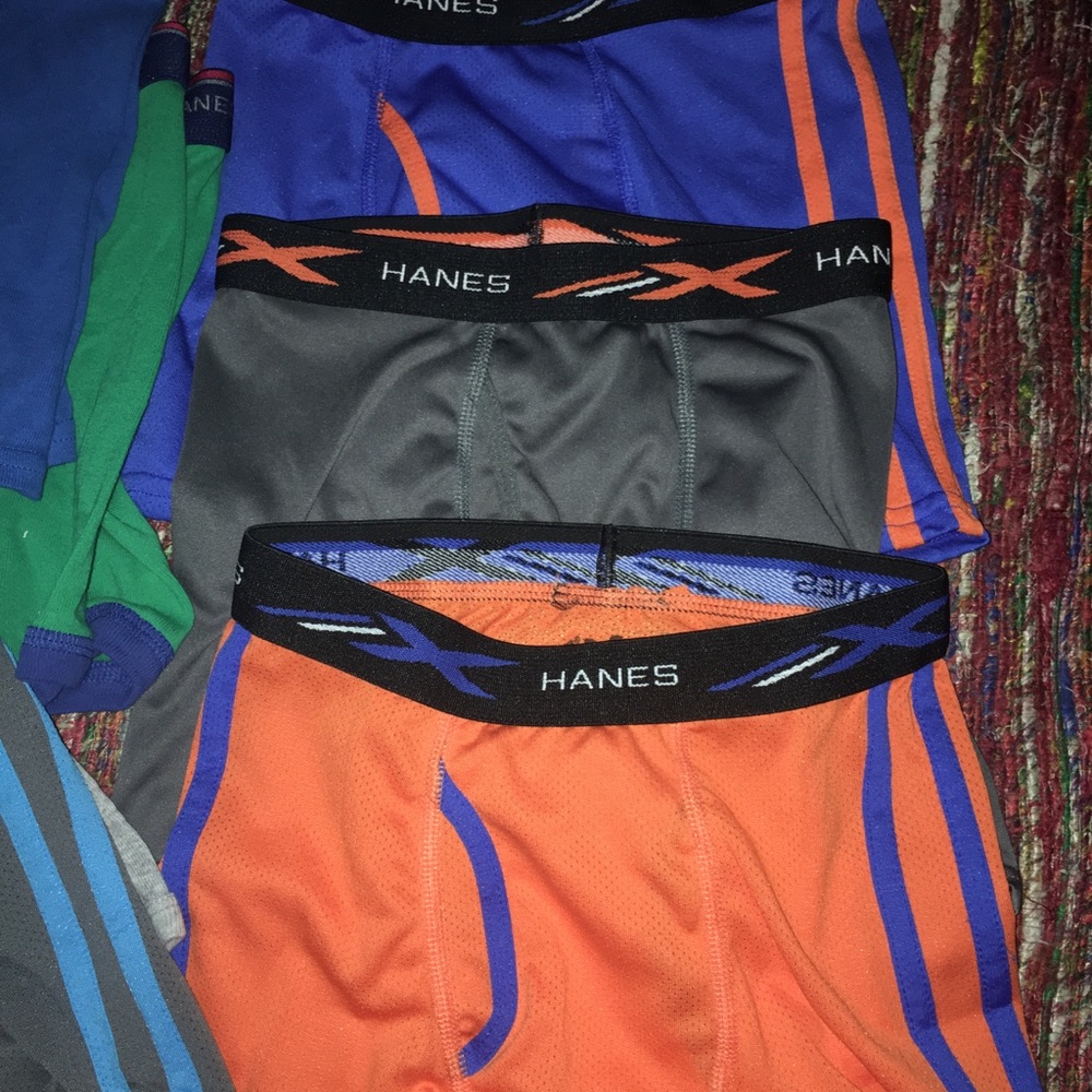 10 Pair Boys Boxer briefs Sz 10-12 NEW